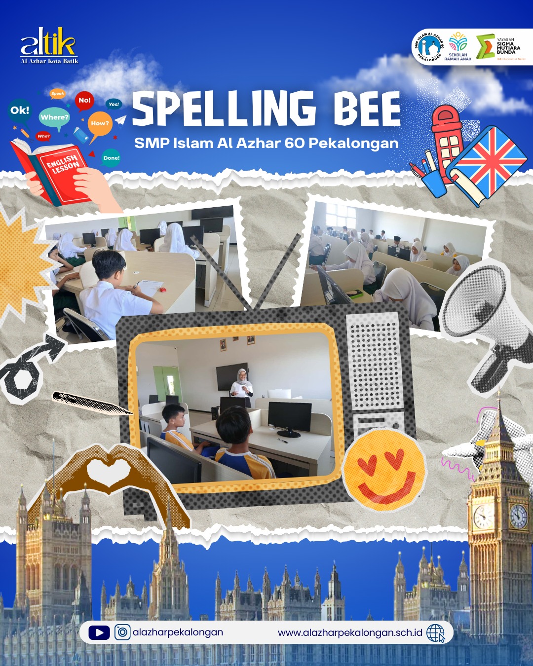 Spelling Bee 2025: Ajang Menumbuhkan Semangat Kompetisi dan Cinta Bahasa Inggris di SMP Islam Al Azhar 60 Pekalongan