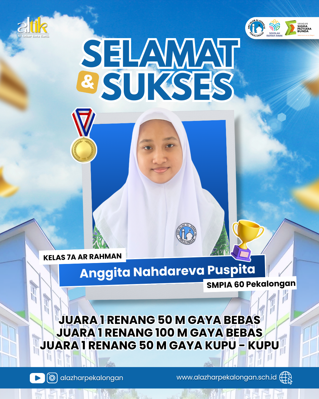 Juara Renang - POPDA 2025
