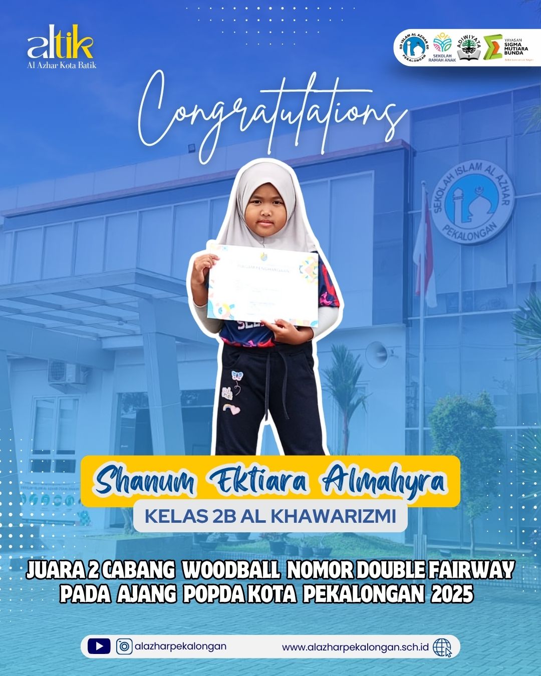 Juara 2 Cabang Woodball Nomor Double Fairway POPDA 2025